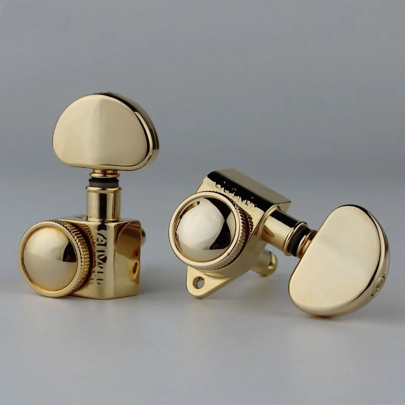 Guitar Locking Tuners1:21 High End Roto-Grip Rotomatic Lock String Tuning Key Pegs Machine Head with Big Handle Gold