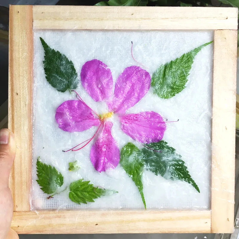 Paper Making Mould  Screen Traditional Diy Craft Wooden Papermaking Screen Frame Kids Children Diy Paper Craft Rectangular Mold