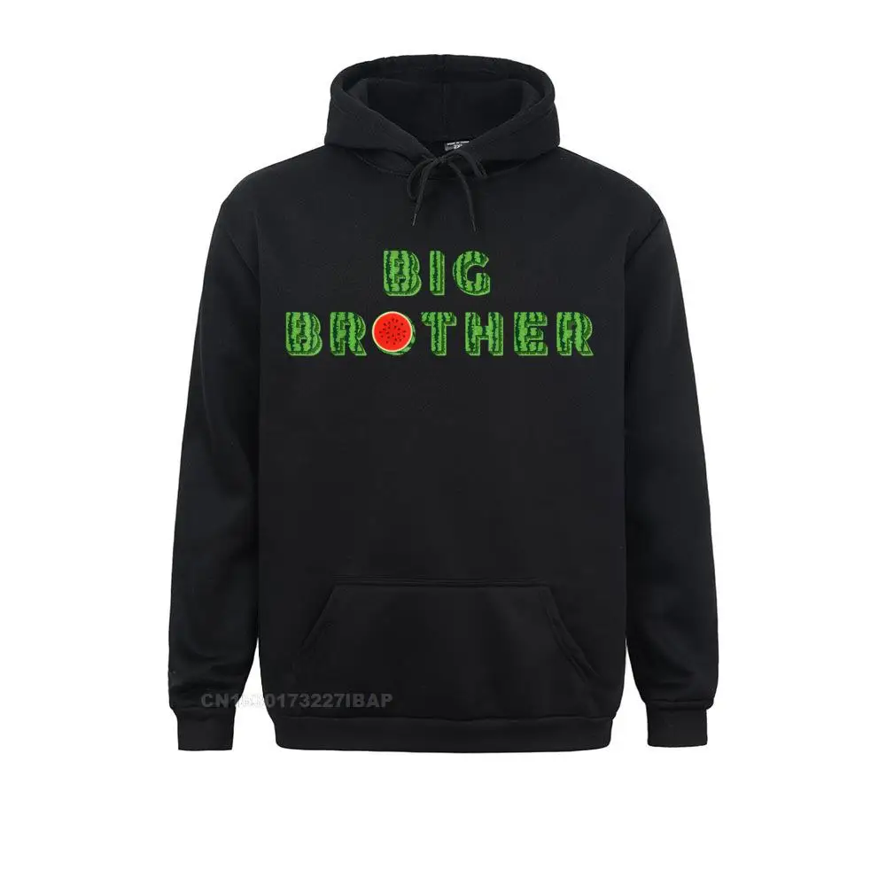 Brother Watermelon Funny Melon Fruit Cool Hoodie Youthful Sweatshirts Thanksgiving Day Hoodies for Men Slim Fit Sweatshirts