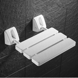 Wall Mounted Shower Seat Bathroom Shower Folding Seat Folding Beach Bath Shower Stool Toilet Shower Chair