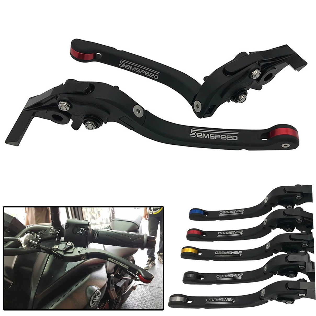 CNC Foldable Only Motorcycle Parts Brake Clutch Levers For Aprilia TUONO V4 1100RR/Factory 2017 RSV4 FACTORY/RSV4-R/RR 2009-2017