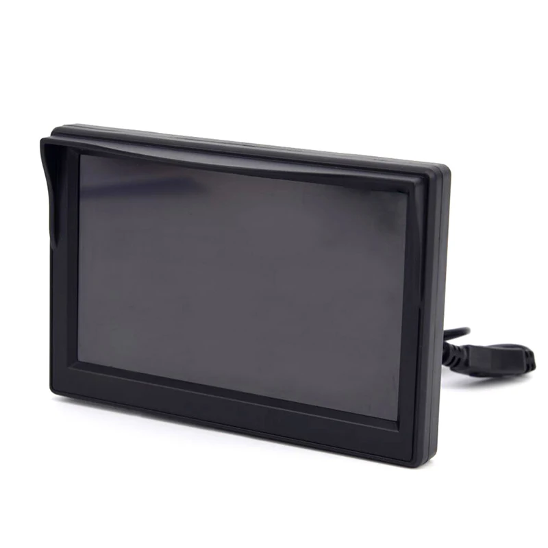 High resolution 5 inch TFT LCD Car Color HD Sucker Monitor Reverse Camera Car Security Monitor for Reverse Backup Parking Camera