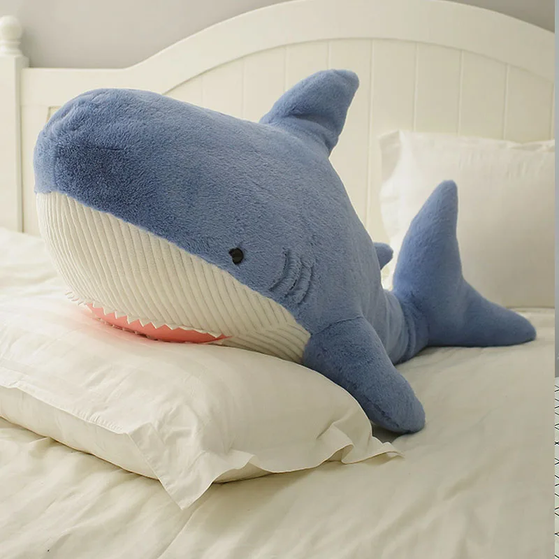 Cartoon Animal Soft Pillow Plush Toys Stuffed Dolls Russia Plush Shark Toys Fish Cushion for Children Birthday Gifts