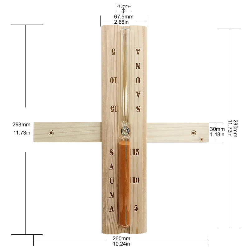 Special Price Wood Sauna Accessory Sauna Sand Timer Hourglass