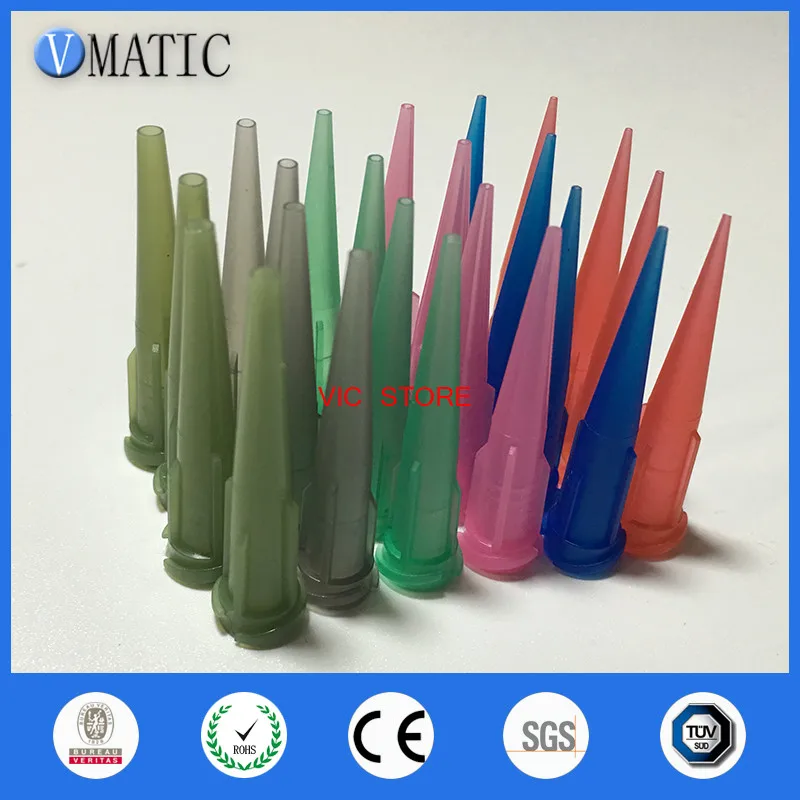 Free Shipping 60Pcs TT Blunt Glue Liquid Dispenser Dispensing Needle Plastic Tapered Tips