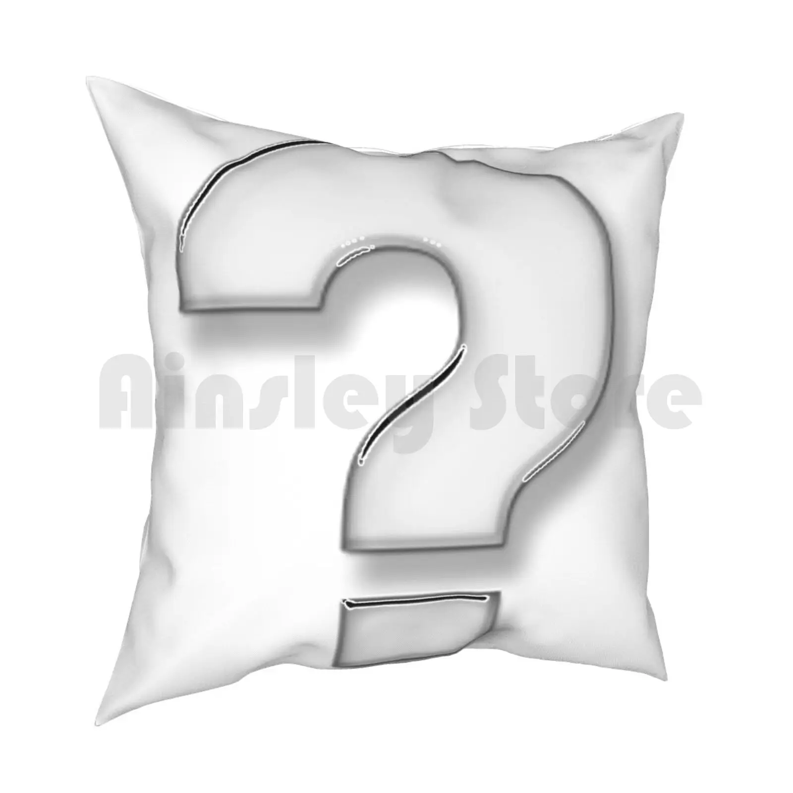 Question Pillow Case Printed Home Soft DIY Pillow cover Villian Superhero Riddler Question Green Comics Boys Mark