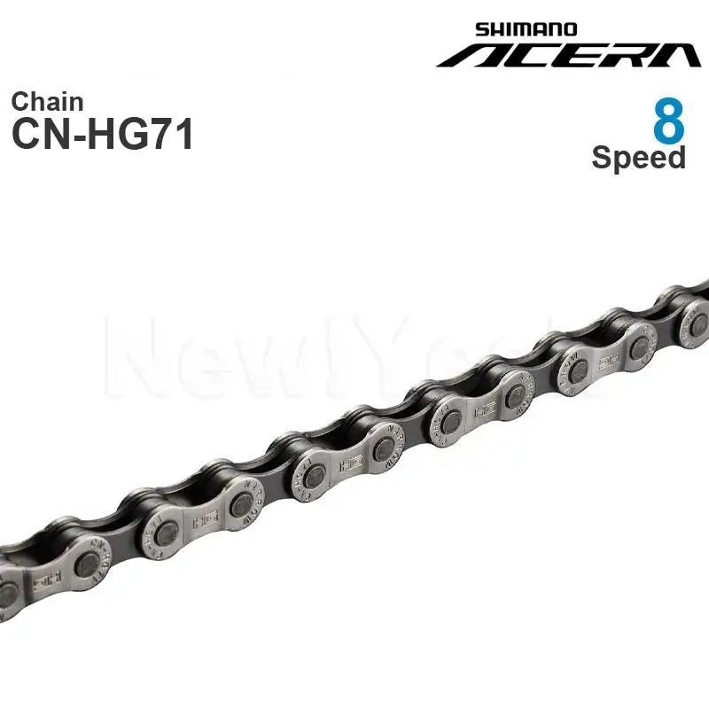 SHIMANO ACERA HG71 8v Chains - 8-Speed - HYPERGLIDE - MTB Chain 114L Original bicycle parts also rated for E-BIKE use