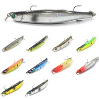 wLure Fishing Lure 8.3g 8.9cm Small Size Bend Minnow Dying in Water Twitch Lure on Subsurface Slow Sinking Carp Bait W624