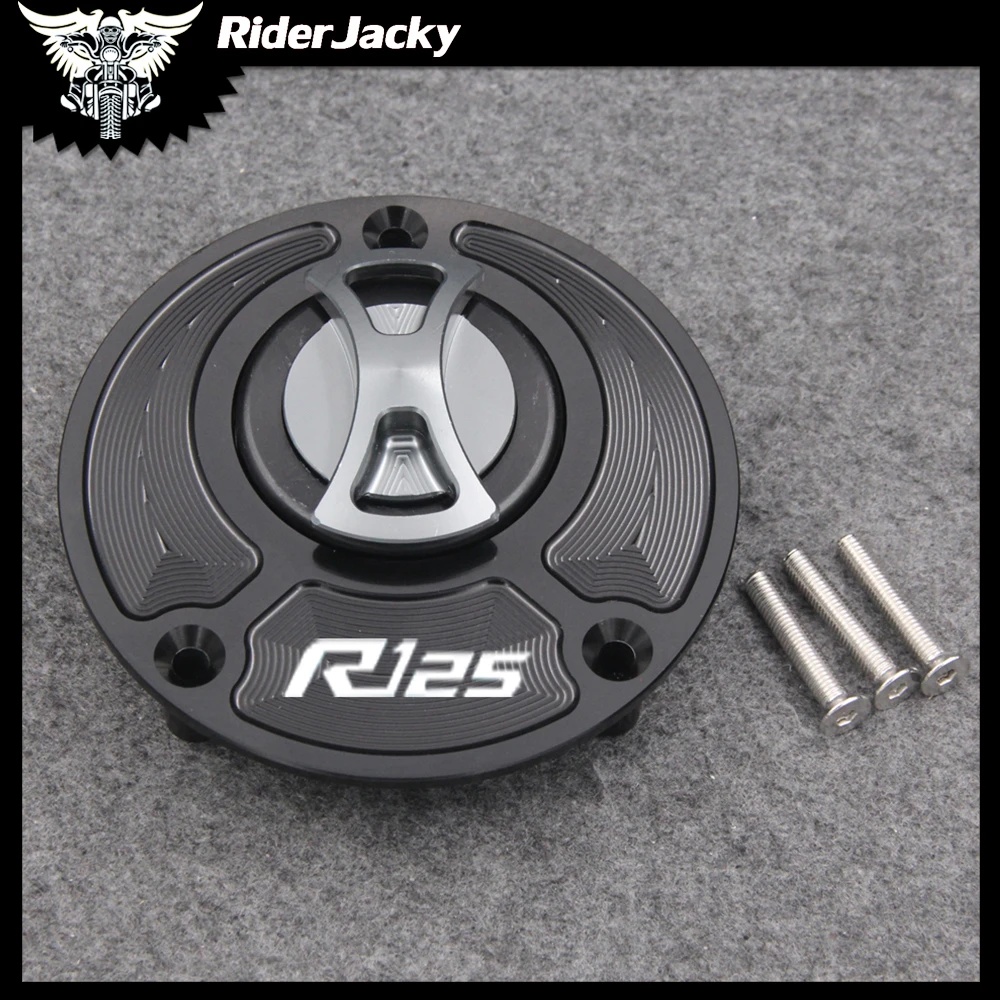 Keyless Motorcycle Fuel Gas Tank cap Cover For Yamaha YZFR125 YZF R125 2012