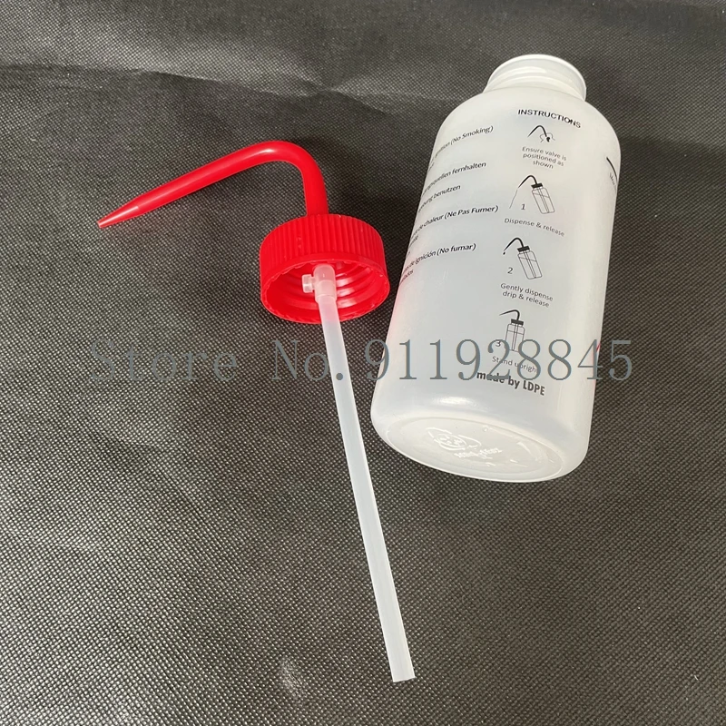 2pcs/lot Lab Acetone Plastic Squeeze Bottle Wash Rinse Bottles Clean Safely