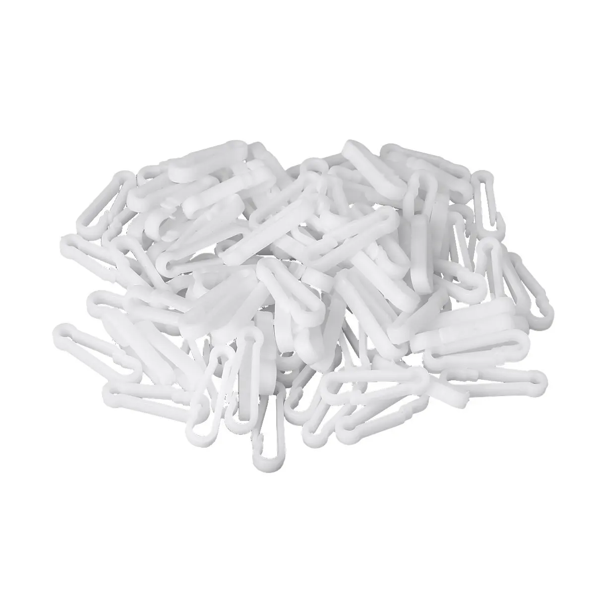 100Pcs Plastic Clip Hooks Bag Pats Hooks Mini Carabiner Buckle Paracord Backpack Straps Bag Parts backpack strap hooks