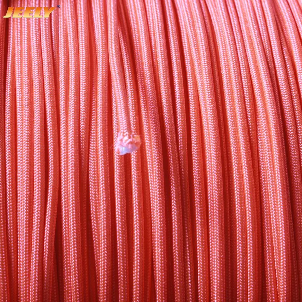 JEELY 250kg 2.1mm UHMWPE Fiber Core Polyester Outer Sleeve Rope 10M