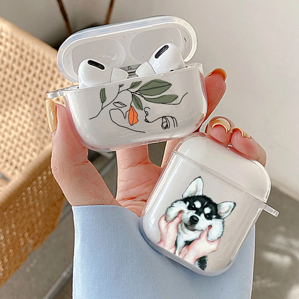 Clear Travel Map Design Accessories Case For Apple Airpods 1 2 3 Wireless Bluetooth Earphone Soft Cases Bag Cover For Pods Pro