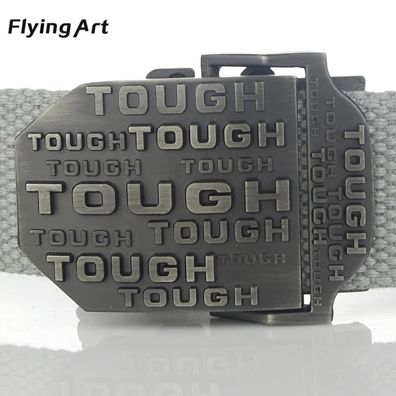 Fashion Men\'s Canvas belt  Metal tactics woven Belt canvas belt Casual pants Cool wild gift for Men belts Tough large size