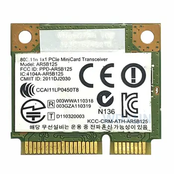 Atheros AR5B125 AR9485 half mini PCIE 2.4G wifi bezdrátová síťová karta 150Mpbs podpora AMD pro notebooky DEll ASUS Samsung Acer 6 nejlepší prodej Motor Bosch 1607022603 - №6