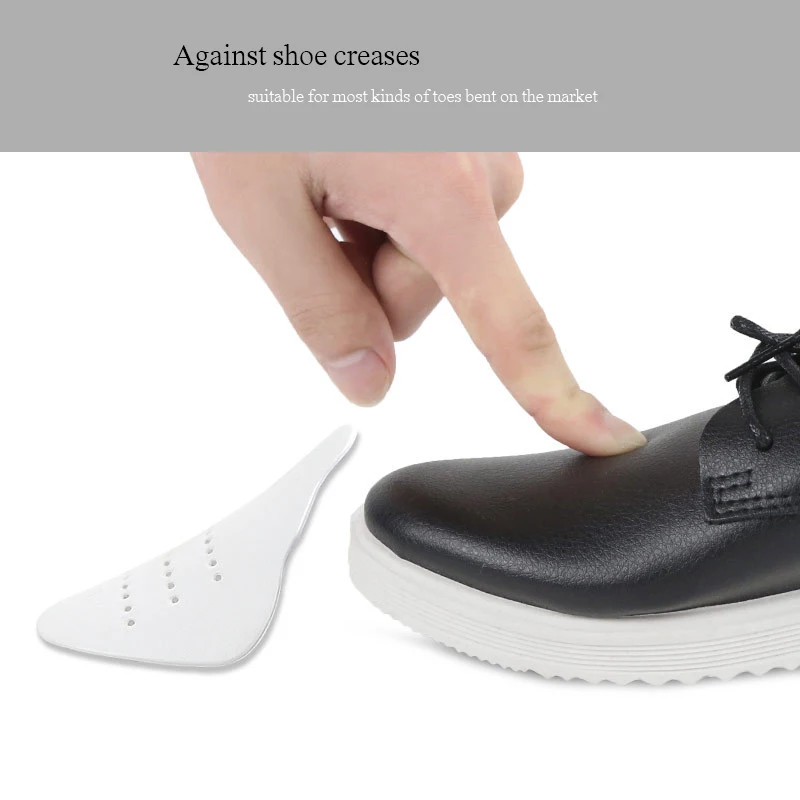 2 paia di scarpe piega Protector Toe Box Sneaker prevenzione antirughe per Sneaker scarpe Casual scarpa barella Shaper custode
