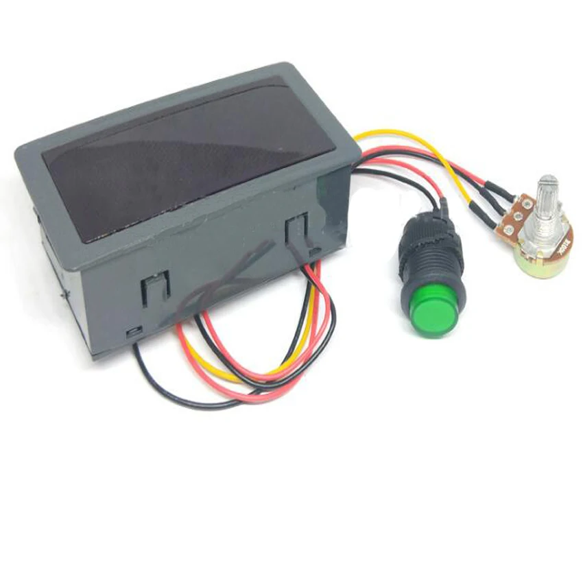 DC 6V-30V motor speed controller, digital display speed controller PWM motor speed controller, PWM stepless speed switch