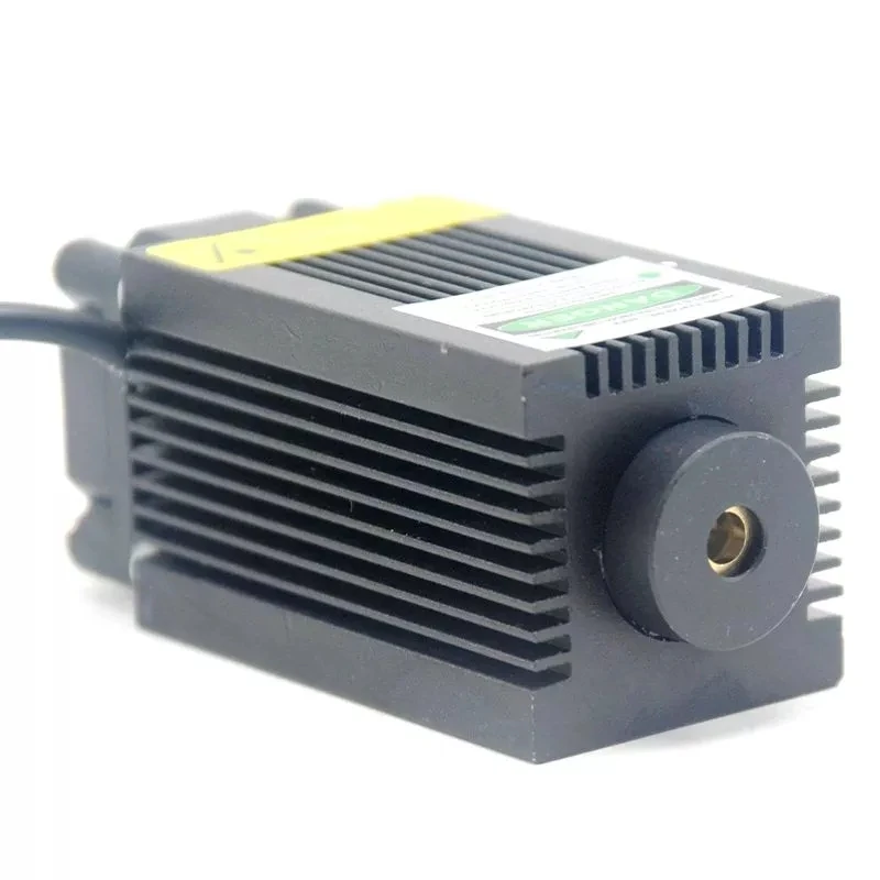 532nm poderoso 100mw 33x55mm módulo de diodo laser verde ponto luzes led luz com 12v adaptador