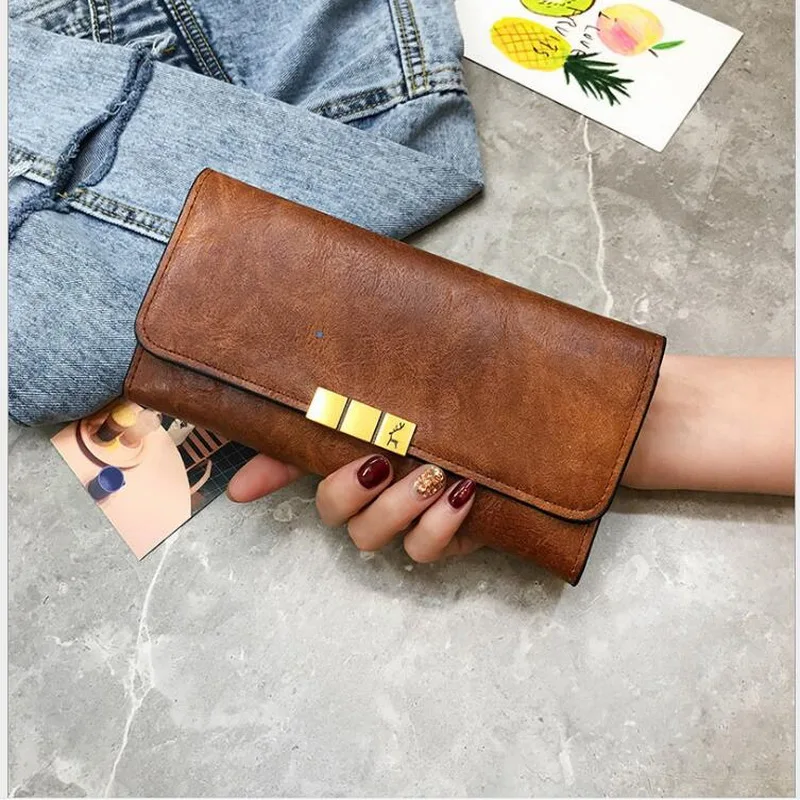 Fashion Women Wallet PU Leather Purse Female Long Wallet Pouch Handbag For Women Coin Purse Card Holders Clutch