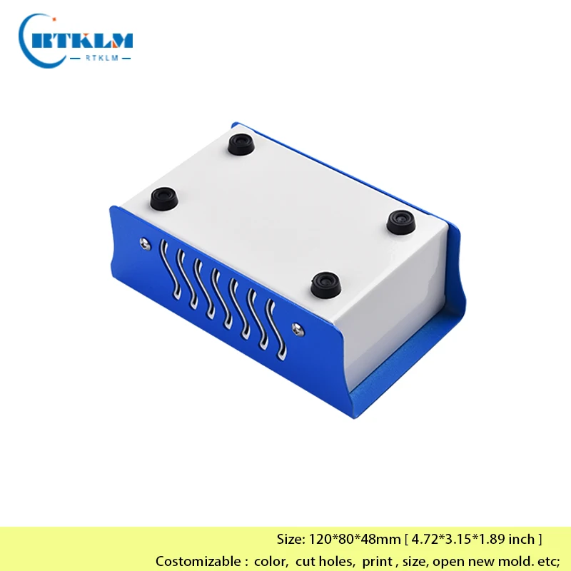 Small Desktop Box DIY Power Distribution Box Iron Electric Box Iron Junction Box Iron Instrument Enclosure 120*80*48mm