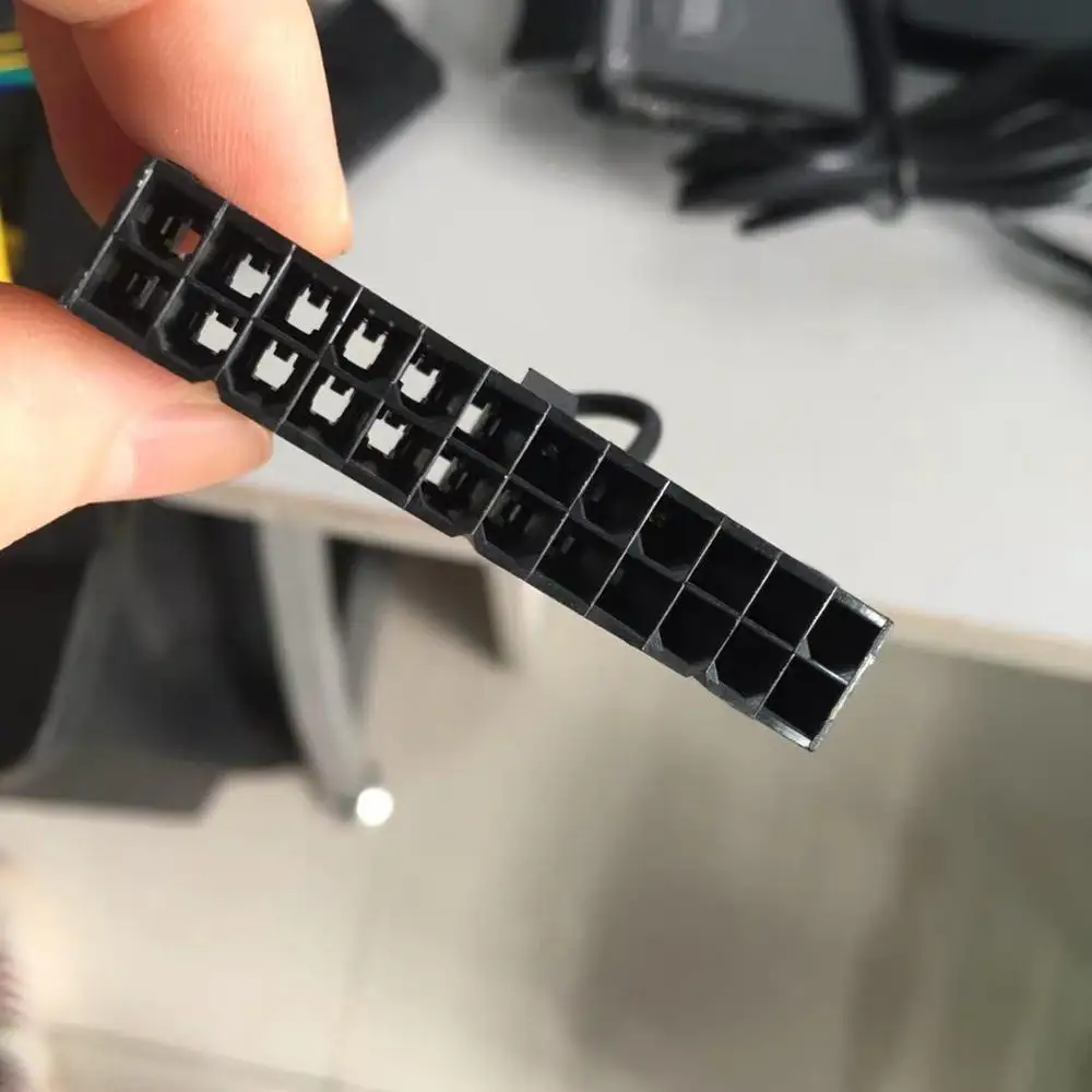 24 핀 ATX 모듈 PSU 전원 공급 장치 ATX 런처 어댑터 스타터 테스터 PC 서버 기계용 점퍼 켜기/끄기 커넥터