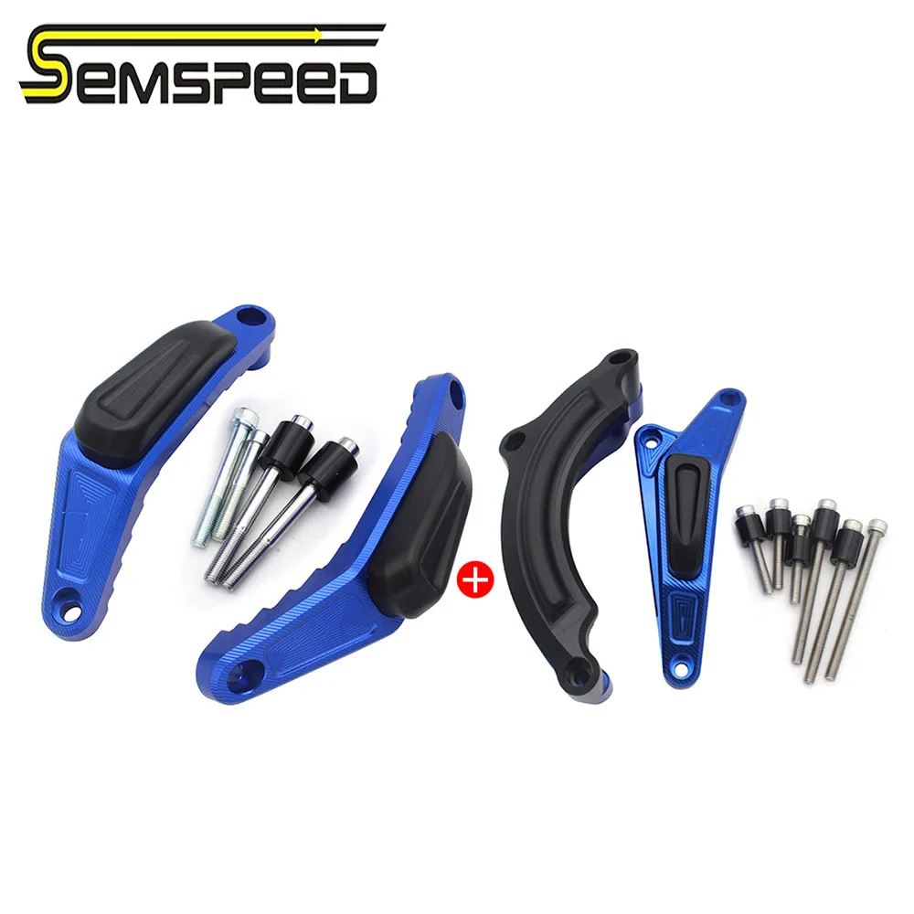 

Semspeed MT 09 Защитная крышка для двигателя с защитой от падения подходит для YAMAHA MT09 MT 09 2014-2018 2019 2020 аксессуары