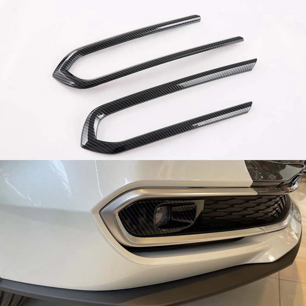 

For Toyota Sienna 2022 Car Front Fog Light Lamp Eyebrow Decoration Strips Trim Styling Exterior Auto Molding