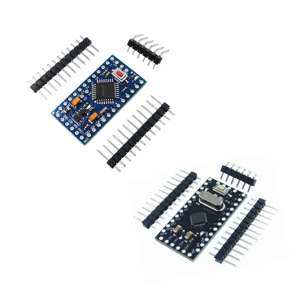 Pro Mini 168/328 Atmega168 5V 16M / ATMEGA328P-MU 328P Mini ATMEGA328 5V/16MHz For Arduino Compatible Nano Module