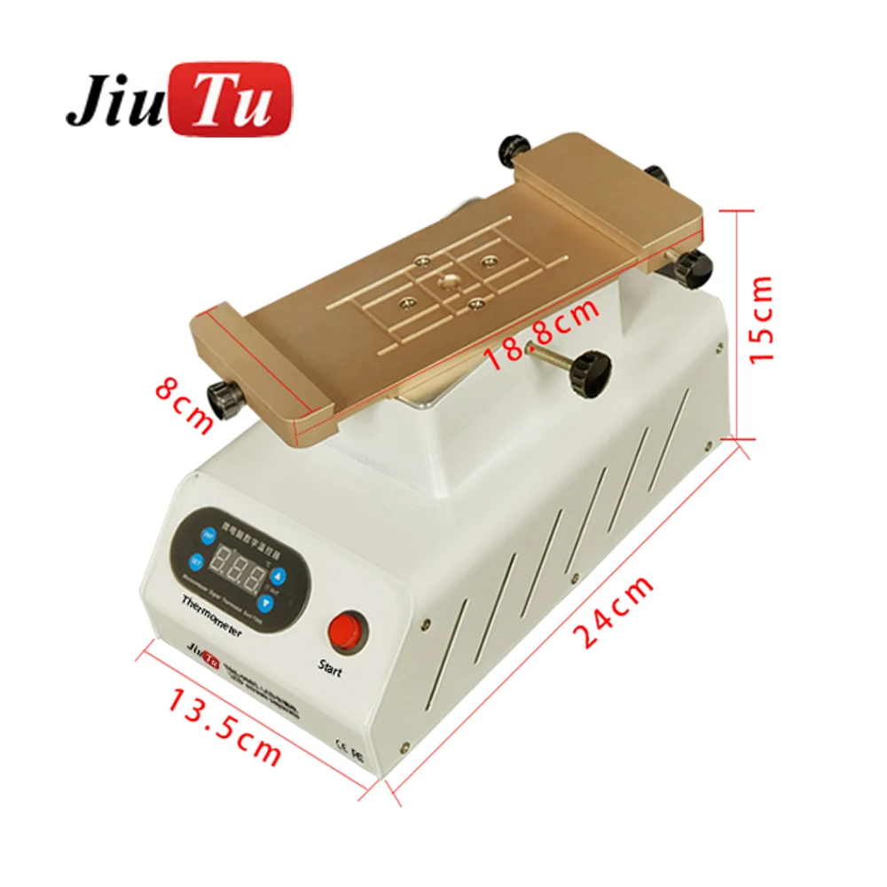 Jiutu 7 inch Rotary Platform Separator With Frame Screen Separate And Glue Remover Torating Edge Free Disassembly