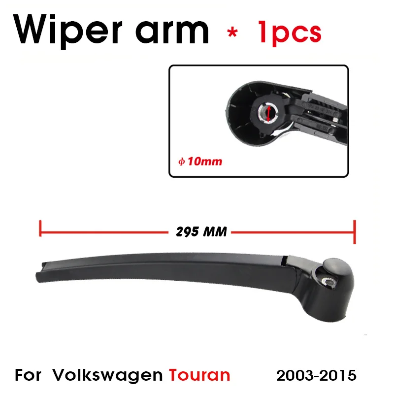 Escobilla de limpiaparabrisas para ventana trasera de coche, limpiaparabrisas, accesorios para Volkswagen Touran Hatchback, 405mm, 2003-2015