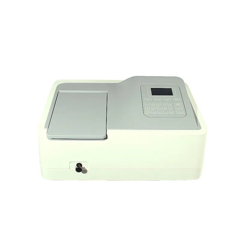 Single Beam Spectrophotometer SP-V1100 Wavelength 320~1100nm Tungsten Lamp Spectral Bandwidth 2.0nm Come with 4pcs Cuvettes