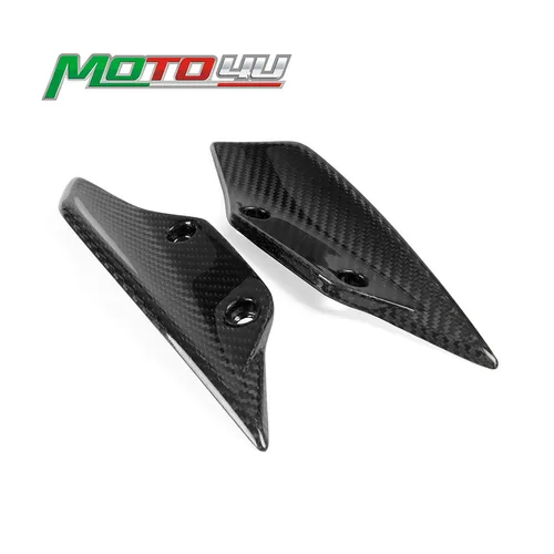 Bmwモーターサイクルフロントフェンダー,100% カーボンファイバーウィングレット,bmw s1000rr s1000 rr hp4 2012 2013用ツイル織り