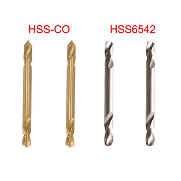 Punta elicoidale completamente rettificata del trapano a mano del cobalto dell'acciaio HSS6542 HSS-CO della doppia testa di 3.2mm 4.2mm 5.2mm