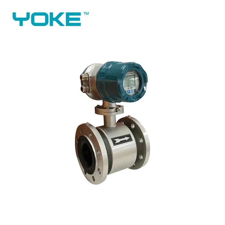 digital flowmeter inline electromagnetic liquid flow meter