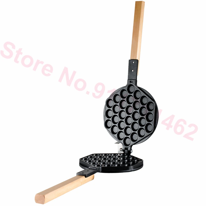 ไฟฟ้า/แก๊สฮ่องกงไข่ฟองวาฟเฟิลเครื่องแม่พิมพ์ Eggettes Roller เบเกอรี่ Pan เหล็ก Non-Stick มัฟฟินแผ่น