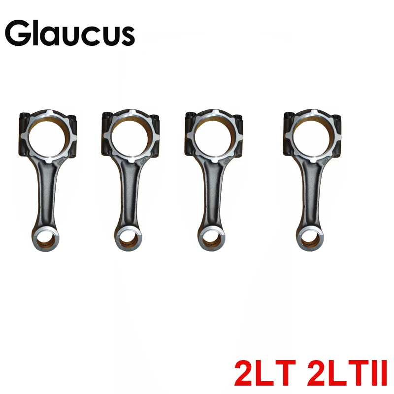 

4pcs 2LT 2LTII engine connecting rod for Toyota Hilux Mark II GL Cresta Super Custom Land Cruiser Crown Cresta 2446cc 2.4L