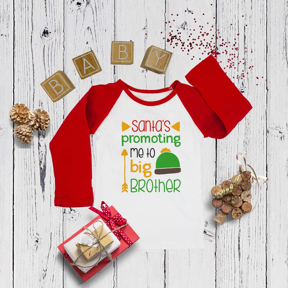 Christmas Pregnancy Announcement Shirt Promoted To Big Brother Shirts Pregnancy Announcement Tee Soon To Be Big Brother Shirt