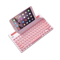 IK3381 Wireless Bluetooth Keyboard Multi-system Compatible Small Simple Portable  Keyboard.suit for Phone/ Ipad/ Laptop