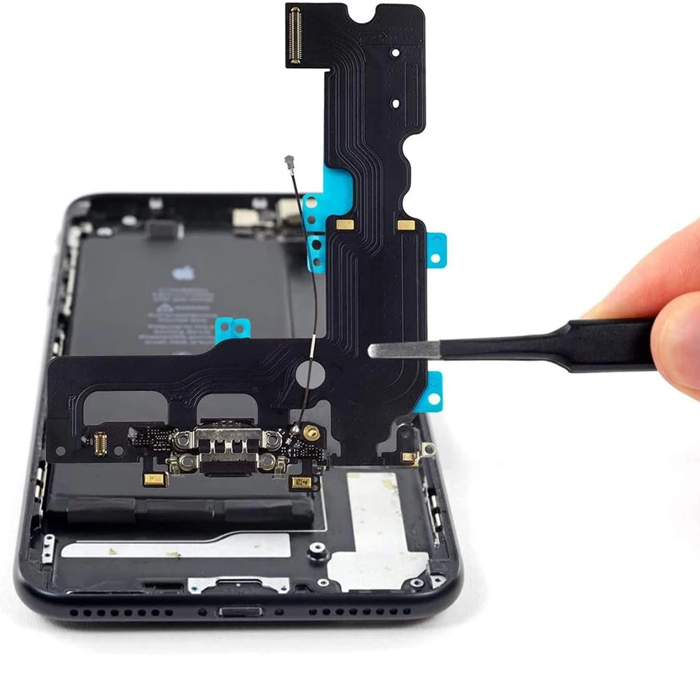 Charging Port USB Dock Connector Flex Cable Assembly Replacement With Screwdriver Repair Tool Kit For iPhone 7 7Plus 8G 8 Plus