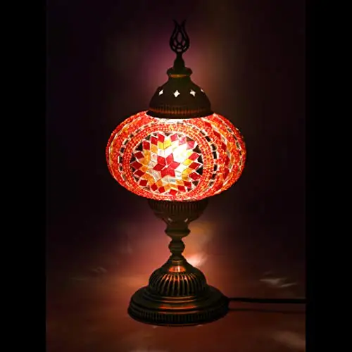 

(31 Models) Mosaic Lamp - Handmade Turkish 7 "Globes Mosaic Sconce Lamp/Wall Light, stunning Moroccan Style, Mosaic Lantern, Bro