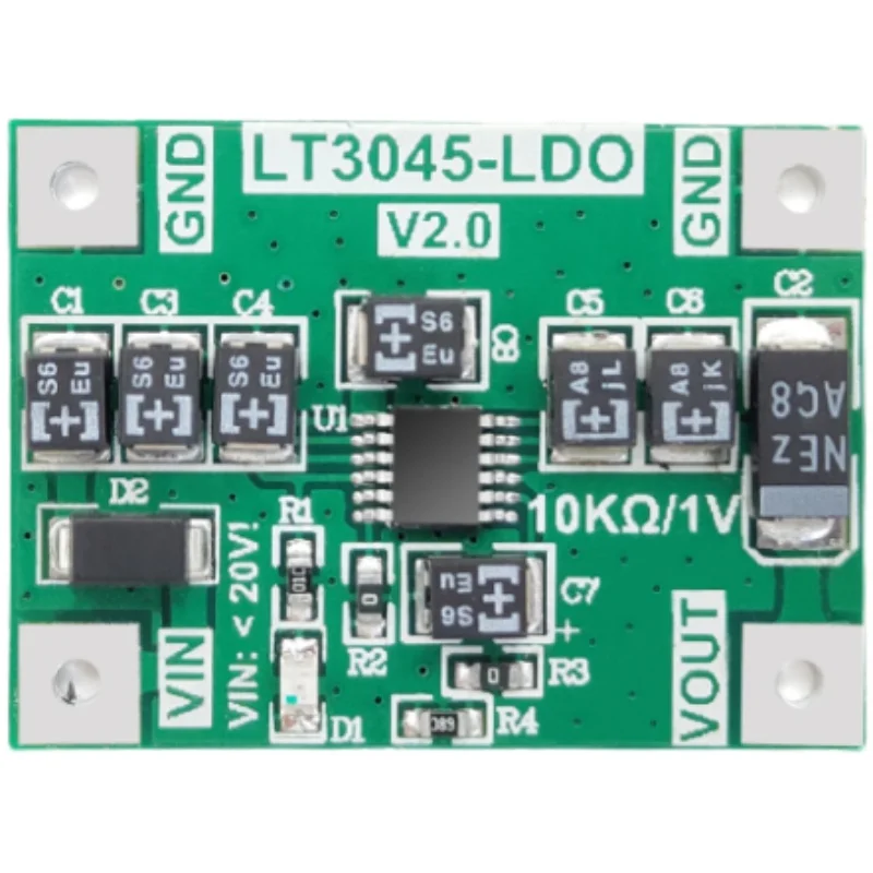 New LT3045 Low Noise Power Module Single Power Supply Linear Power Supply RF Power Module Polymer Tantalum Capacitor