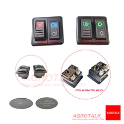 FT250.48.038 + FT250.48E.039 , Set of switches for Foton Lovol FT250 TE254 tractor