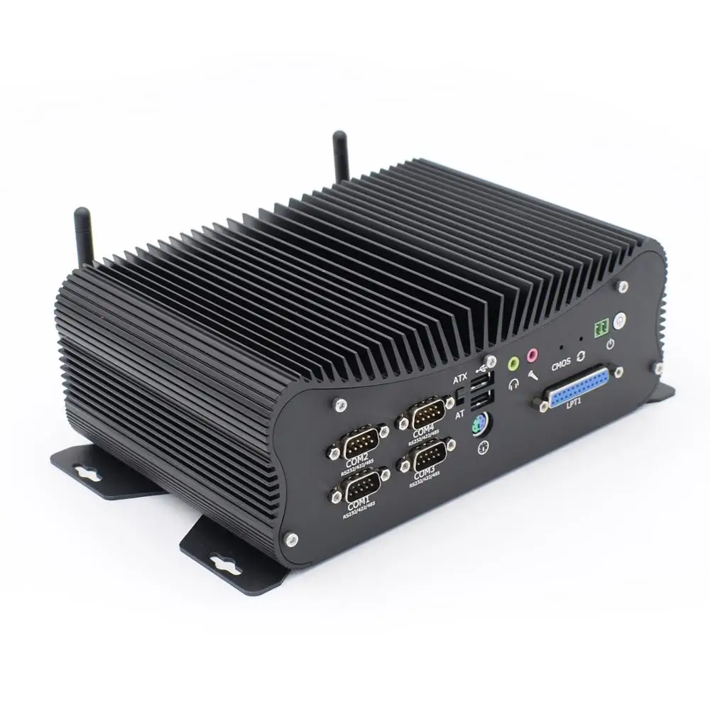 Free shipping computer 6*DB9 COM RS485 RS422 14*GPIO 2*GbE inte i211 i210 m.2 NVME 10th Quad Core i7 10510U Fanless mini pc HTPC