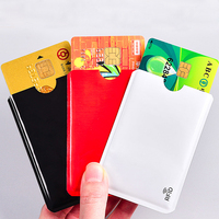 High quality Anti Degaussing Theft Ultra Thin Bank Card Cover New Anti Rfid Blocking Reader Lock Card Holder ID Credit Card Case