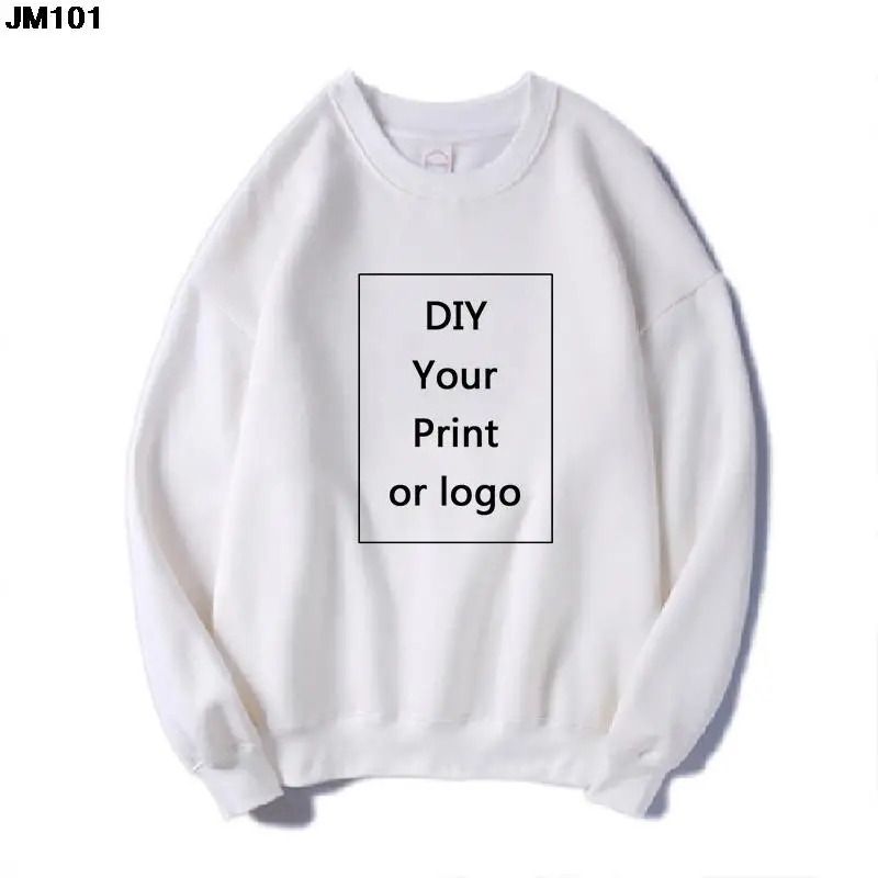 Customized Print Hoodies for Women, Harajuku, DIY, Your Like Photo or Logo Sweatshirts, Fashion Custom Unisex Clothing, Pullover