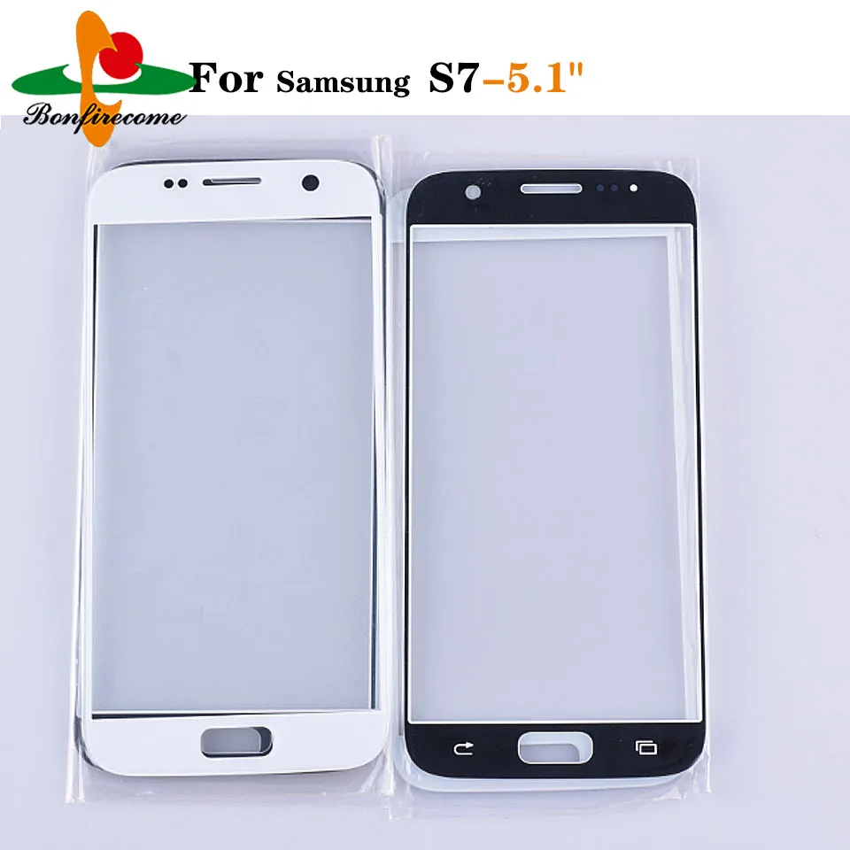 TouchScreen For Samsung Galaxy S7 G930 SM-G930F LCD Display Outer Touch Panel Screen Glass Lens Replacement