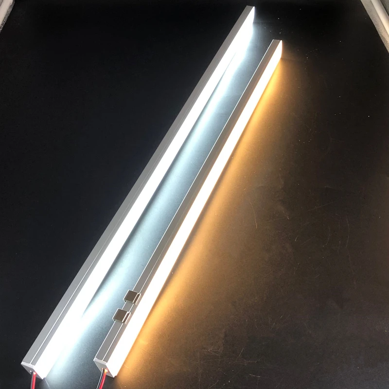 1-30 PCS LED Rigid Strip DC12V 50CM 20 inch SMD5730 36LEDs U/V-Shaped Flat LED Aluminum Channel Rigid Strip for Indoor Lighting