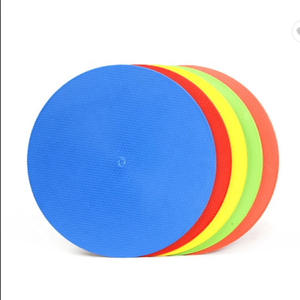 

10 pcs 20cm marker disc cone Factory wholesale high quality soccer training equipment pvc training flat mark cone