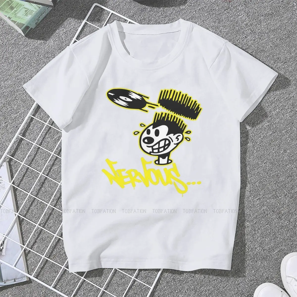 Logotipo O Neck TShirt Hip hop Fabric Original T Shirt Woman's Clothes New Design