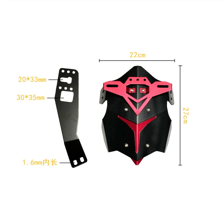 For Yamaha MT07 MT-07 MT09 Z800 Rear Fender Mudguard Mudflap Mud Spash Guard Motorcycle Rear Wheel Cover Black/Blue/Yellow/Red